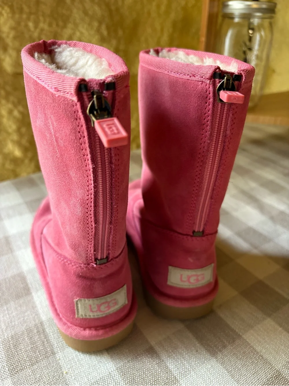 UGG suede exterior